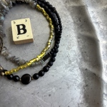 ■  Monochrome + Olive 3way ネックレス■マスクストラップ、グラスコード，グラスチェーン、男女兼用