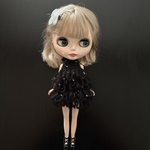 ふわふわミニドレス ネオブライス 手編み