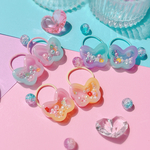 ゆめかわちょうちょのシャカシャカヘアゴム