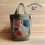 tuttifun＊apron pocket bag  - check     A91