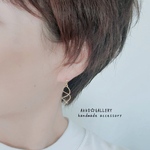 new☆ Twist Lineショートバーピアス/イヤリング☆