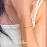 【316L】1.5mm petal bracelet  gold/silver /金属アレルギー対応