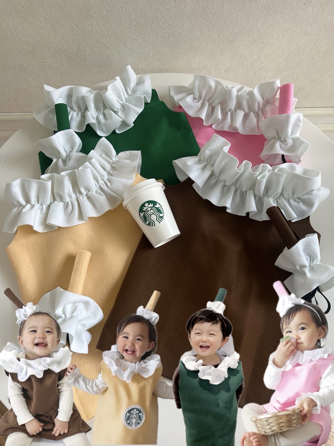 大人気】フラペチーノベビー brown ☕️ スタバベビー