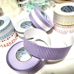 【単品】チェック柄紫