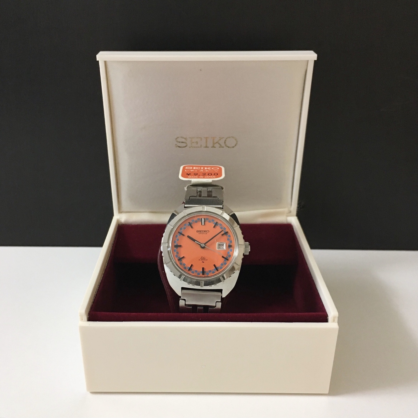 SEIKO リングウォッチ 手巻き ボルドー SEIKO RINGWATCH (セイコー リングウォッチ) ボルドー文字盤