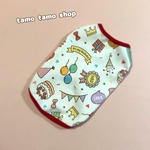 yumama27様専用 送料無料♡🎂HAPPYBIRTHDAY！ お誕生日柄 タンクトップ XXS〜 犬服 ドッグウェア 誕生日 お祝い