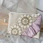インド刺繍リボンポーチ