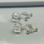 K様専用　バッキーボール水晶イヤリング