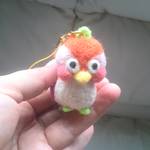 手乗りのチーちゃんストラップ