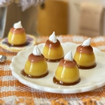 1cmミニチュアプリン 単品１個ミニチュアパン ミニチュアスイーツ フェイクスイーツ フェイクパン 食品サンプル ドールハウス デコパーツ ミニチュアフード 樹脂粘土 シルバニア リカ ぬいぐるみ