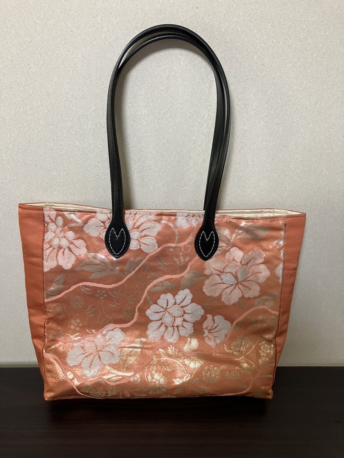 アンズルーム☆コロンと可愛い がま口バッグ☆ハンドバッグ☆帯
