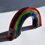 虹のオブジェ《ビビッド・L》＊虹の橋＊