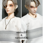《オビツ30、nanodoll30》　Tシャツ