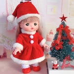 サンタさん　服　ワンピース　靴　靴下　帽子　赤　クリスマス　メルちゃん　ソランちゃん　レミンちゃん　ネネちゃん　プレゼント　人形