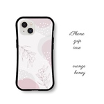 シェイプ柄12　グリップケース iPhone16 iPhone15 iPhone14 iPhone13 iPhone12 iPhone11 iPhoneSE