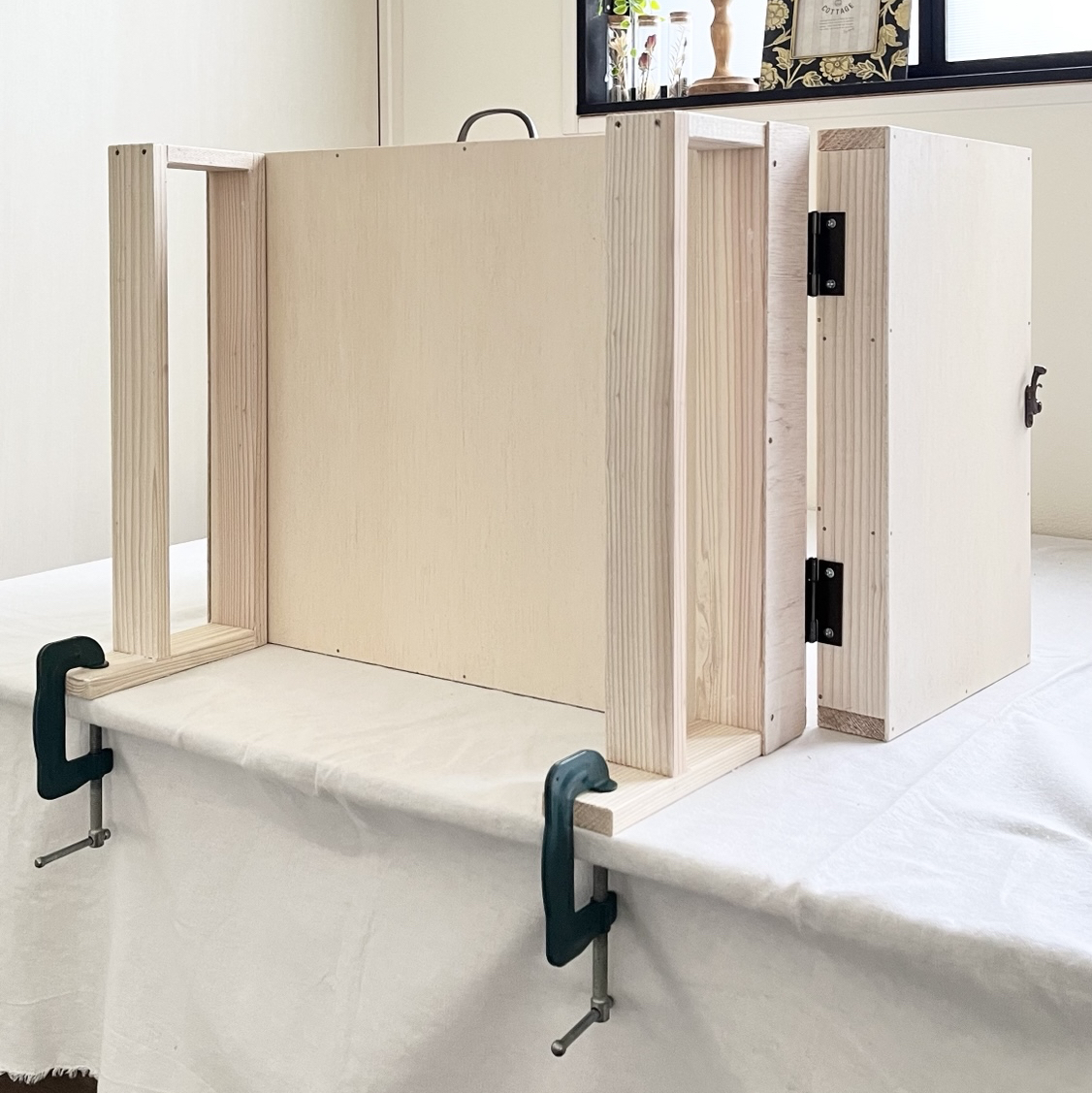 名刺サイズも入るディスプレイボックス(ホワイト) 名刺サイズも入るディスプレイボックス - GRASS WOOD WORKS