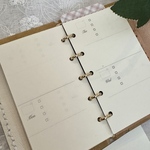 【日付フリー】M5 ウィークリー 見開き2ページ1週間