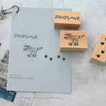 【受注制作】恐竜スタンプ 3点セット - Dinosaur stamp set - [ラバースタンプ]