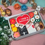 即日発送可＊結婚祝いや記念日、内祝いに＊和装ウェディング＊アイシングクッキー缶