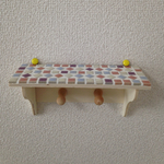 ●sale●シェルフ 壁掛け  ラブリー ピンク 一点物 