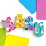 4文字 colorful おなまえ クレヨン