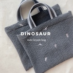 DINOSAUR×NUBI lesson bag【恐竜刺繍レッスンバッグ】