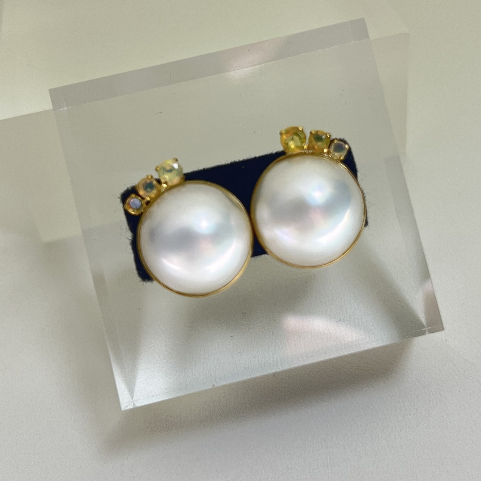 18K サファイアイヤリング - SAKURAKA JEWELRY | minne byGMOペパボ