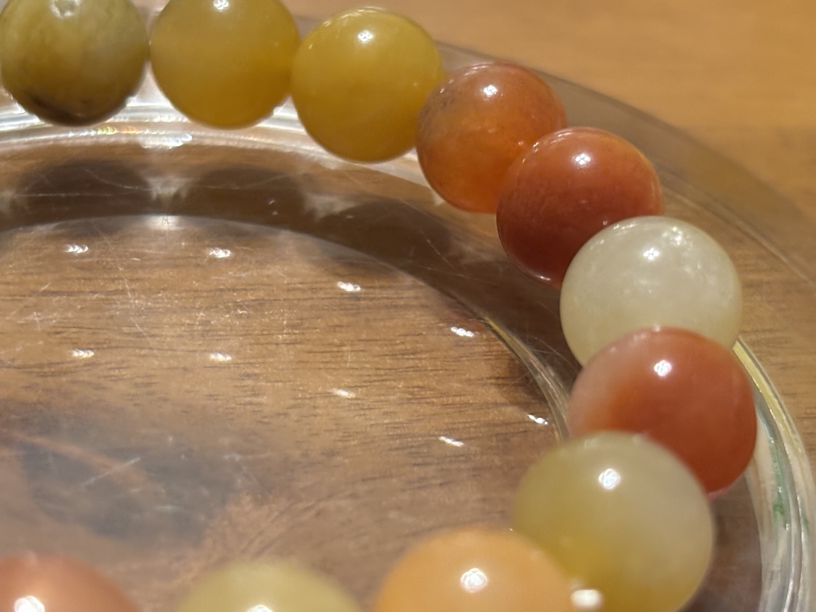 翡翠，天山翠，金糸玉ブレスレット！体を養う〜そのような素敵な石，玉