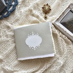 【13.7×14.8cm】ビリビリ不揃いコラージュノート（和紙・特殊紙）