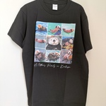 Mサイズ　AママファミリーTシャツ（黒）