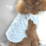 犬服 チュニック 可愛いレース柄