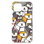 帰りたくない犬いっぱい Androidスマホケース ハード 側面透明