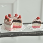 ナポリタンケーキのセット