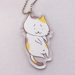 猫キーホルダー アクリル 三毛猫 まゆねこ
