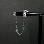 「モジュール デザインチェーン」  14G / 16G 2ホール ピアス