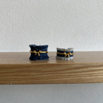 upcycled denim statement ring(bow)(simple or damage)