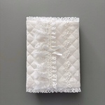(A6・文庫本) Book Cover / White quilting｜キルティングタイプ