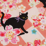  [桜と黒猫] 猫用ハンモック