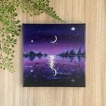 アクリル画《原画》 ✴︎  Crescent moon  ✴︎