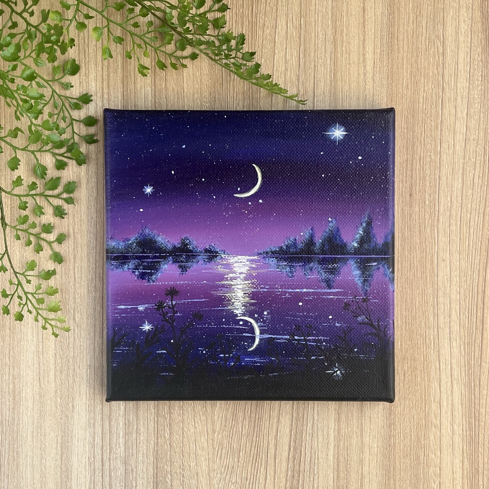 星降る夜に2 キャンバス　アクリル絵の具 m87205652176_1.jpg?1686153999