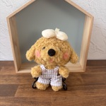 マシュマロみるくいぬ　キャラメルトイプー🍇ぬいチャーム