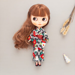 【夏限定】浴衣セット（赤黒帯レッド）リカちゃんネオブライス