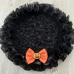 BLACKハロウィンカフェマット🎃͙犬用 （直径52cm）