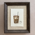 原画「アイスコーヒーバカンス」