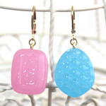 ドロップCandyピアス:) ピーチ・ソーダ味