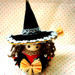 【SALE 値下げ↓↓】ハロウィン 手乗りミニ魔女♪