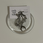 crescent moon bracelet（stainless）