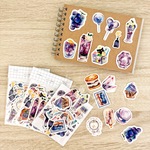 【8/25、22時から】むらさき集めのフレークシールセット＊感謝企画