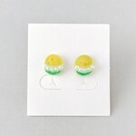 ピアス/ノンホールピアス すいか(黄) プラ板 小ぶり