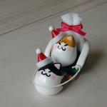 送料無料♪　クリスマス豆ネコサンタセット♪